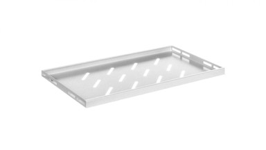 LANBERG Polica za 19" 450/600 mm sive ormare (1U/500x280 mm, nosivost do 20 kg, montaža u 4 točke) AK-1001-S